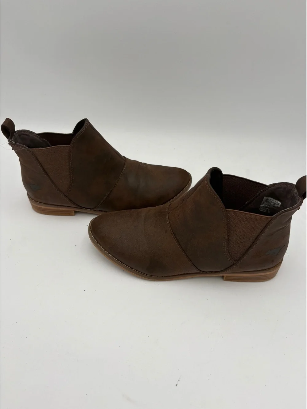 Rocket Dog Maylon Woman’s Size 7 Brown Ankle Boots with Elastic Side Panels